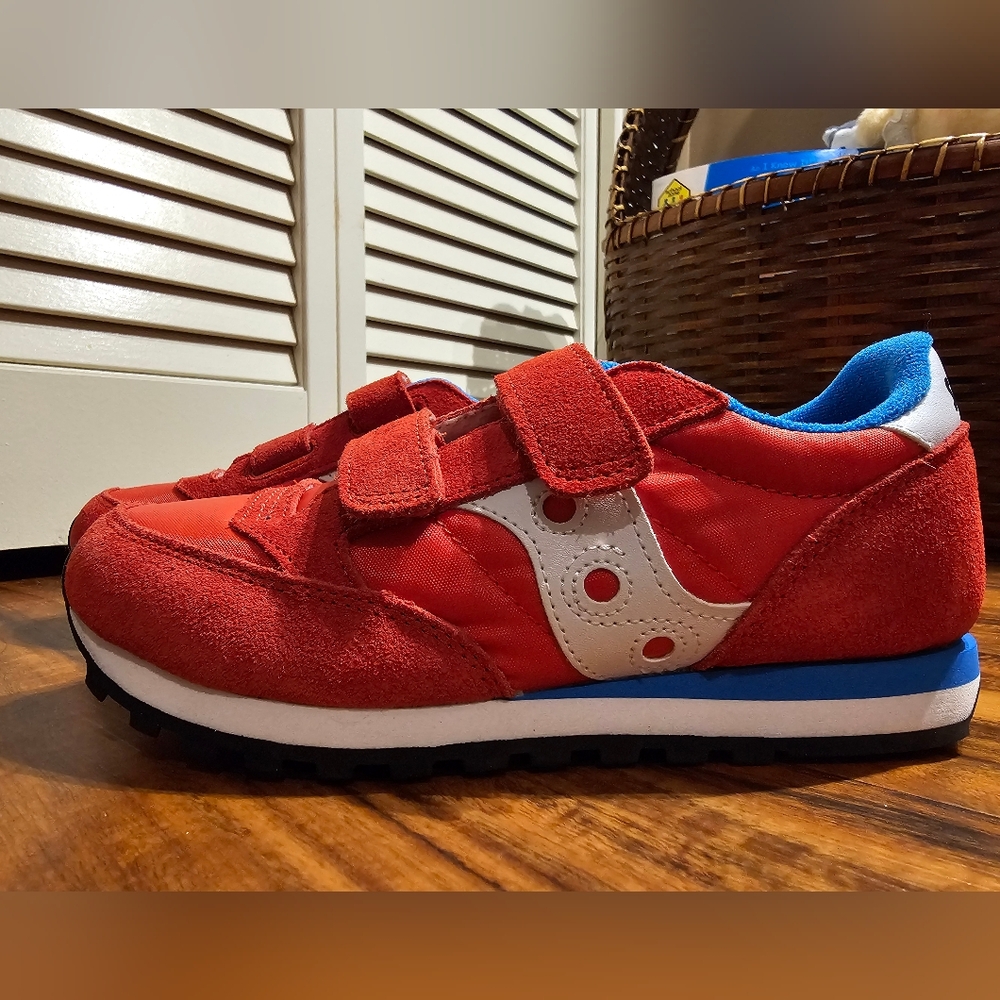Saucony unisex child Jazz Double Hook & Loop Sneaker, Size 2.5